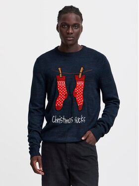 Blend Blend Sweater 20717599 Sötétkék Regular Fit