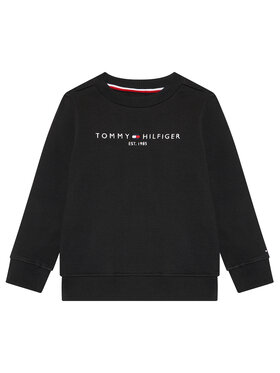 Tommy Hilfiger Tommy Hilfiger Džemperis ar kapuci Essential Sweatshirt KS0KS00212 Melns Regular Fit