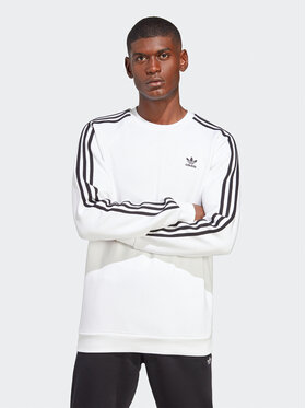 adidas adidas Μπλούζα Adicolor Classics 3-Stripes Crew Sweatshirt IA4862 Λευκό Regular Fit