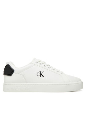 Calvin Klein Jeans Calvin Klein Jeans Sneakersy Classic Cupsole Ru Patch Lth YM0YM01297 Biały