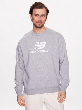 New Balance New Balance Pulóver MT31538 Szürke Relaxed Fit
