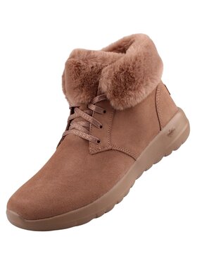 Skechers Skechers Botki ON-THE-GO JOY COZY CHARM Brązowy