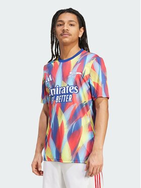 adidas adidas Koszulka techniczna Arsenal 25/26 Pre-Match Jersey Błękitny Slim Fit