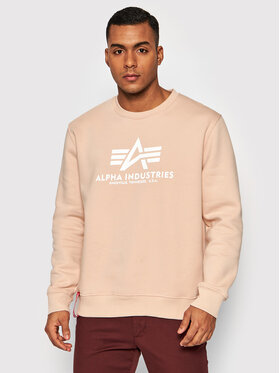 Alpha Industries Alpha Industries Bluza Basic 178302 Różowy Regular Fit