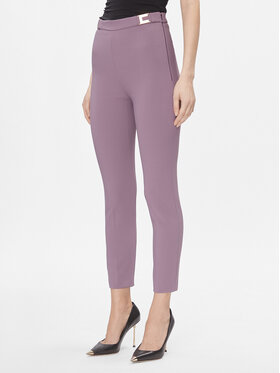 Elisabetta Franchi Elisabetta Franchi Pantaloni din material PA-005-36E3-V280 Violet Regular Fit
