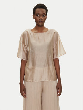 Bomboogie Bomboogie Bluse SW9008TLYA5 Beige Relaxed Fit