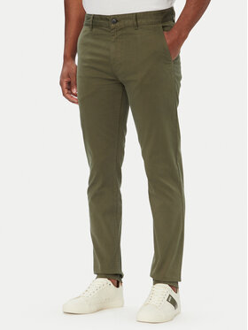 BOSS BOSS Chino nohavice Chino_slim 50510933 Zelená Regular Fit