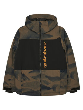 Quiksilver Quiksilver Snowboardová bunda Side Hit EQBTJ03195 Kaki Regular Fit