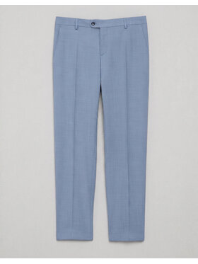 Borgio Borgio Spodnie garniturowe bardi Niebieski Slim Fit