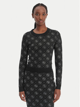Guess Guess Svetr W6RR66 Z3JD2 Černá Regular Fit