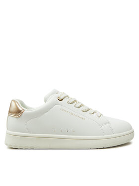 Tommy Hilfiger Tommy Hilfiger Snīkeri Low Cut Lace-Up Sneaker T3A9-33736-1355 M Balts