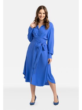 Perso Perso Každodenné šaty RBE2325177F Modrá Regular Fit