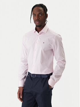 Tommy Hilfiger Tommy Hilfiger Košeľa MW0MW38347 Ružová Slim Fit
