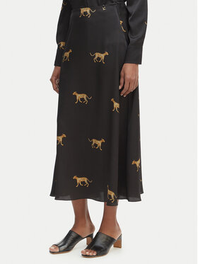 LOLA CASADEMUNT LOLA CASADEMUNT Φούστα maxi LS2608008 Μαύρο Regular Fit