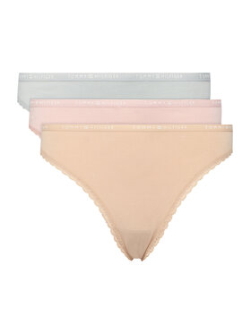 Tommy Hilfiger Tommy Hilfiger Komplektas: 3 siaurikių poros UW0UW05954 Spalvota