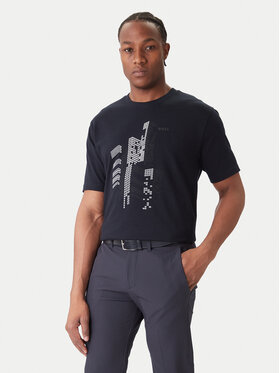 BOSS BOSS T-Shirt GRX Zone 50552184 Dunkelblau Relaxed Fit