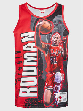 Mitchell & Ness Mitchell & Ness Tank top TNMK501 Negru Regular Fit