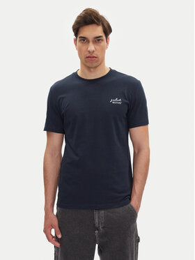 Mustang Mustang T-Shirt Austin 1016280 Dunkelblau Regular Fit