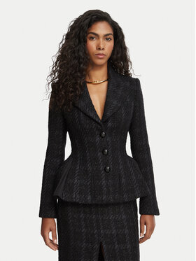 Elisabetta Franchi Elisabetta Franchi Marynarka GI-288-67E2-V960 Czarny Slim Fit