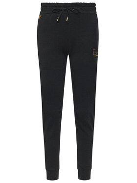EA7 Emporio Armani EA7 Emporio Armani Spodnie dresowe 8NTP66 TJ9RZ 1200 Czarny Regular Fit