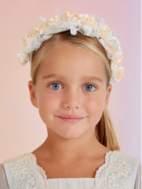 Abel & Lula Abel & Lula Cerchietto per capelli 5439 Bianco