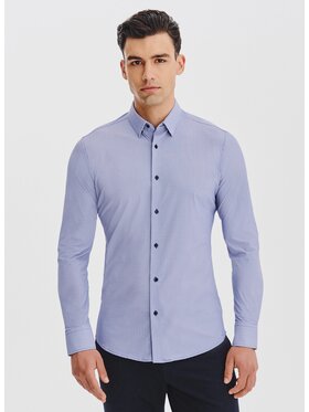 Pako Lorente Pako Lorente Koszula P25WF-1X-052 Granatowy Slim Fit