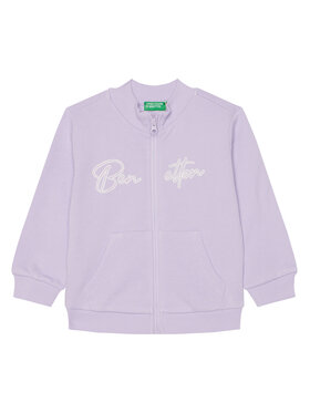 United Colors Of Benetton United Colors Of Benetton Majica dugih rukava 3J70G503N Ljubičasta Regular Fit
