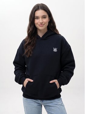 Jigga Wear Jigga Wear Bluza Szeroka luźna 132291 Czarny Oversize