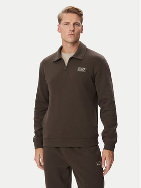 EA7 Emporio Armani EA7 Emporio Armani Світшот 7M002232 AF21822 U6027 Темно-коричневий Regular Fit