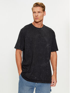 adidas adidas Tričko ALL SZN Garment-Wash IJ6923 Čierna Loose Fit