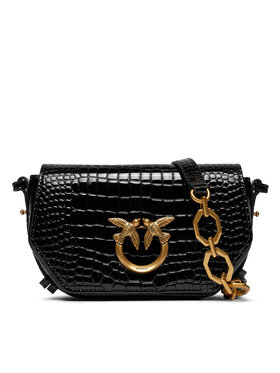 Pinko Pinko Handtasche Love Click Exagon Mini Al 23-24 PLTT 100075 A17O Schwarz