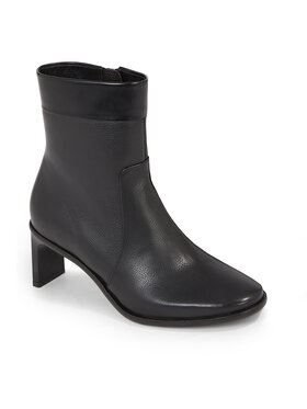 Calvin Klein Calvin Klein Μποτάκια Curved Stil Ankle Boot 55 HW0HW01889 Μαύρο