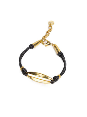 Deni Cler Milano Deni Cler Milano Bransoletka T-DC-J102-E2-78-23-1 Złoty