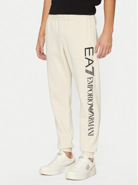 EA7 Emporio Armani EA7 Emporio Armani Teplákové kalhoty 8NPPB5 PJ07Z 1713 Béžová Regular Fit