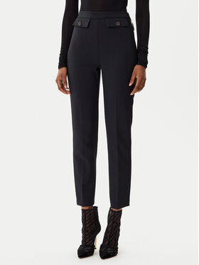 Elisabetta Franchi Elisabetta Franchi Текстилни панталони PA-120-56E2-V340 Черен Regular Fit