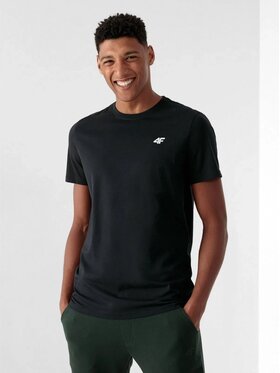4F 4F Tričko 4FWSS25TTSHM3095-031S Tmavomodrá Regular Fit