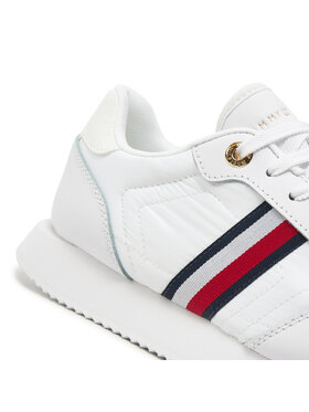 Tommy Hilfiger Superge Essential Runner Global Stripes FW0FW08005 Bela