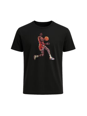 Nike Nike T-Shirt Flight Czarny Regular Fit