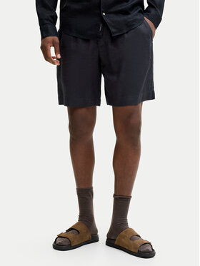 Jack & Jones Jack & Jones Auduma šorti St. Bill 12253134 Melns Wide Leg