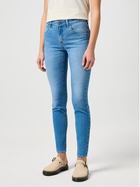 Wrangler Wrangler Jeansy SKINNY Niebieski Regular Fit