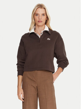 Lacoste Lacoste Bluza SF5275 Brązowy Relaxed Fit
