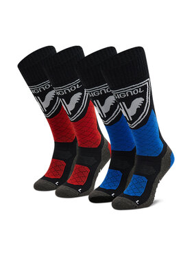 Rossignol Rossignol Σετ 2 ζευγάρια ψηλές κάλτσες unisex Thermotech 2P RLKMX14 Μαύρο