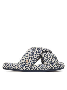 Tommy Hilfiger Tommy Hilfiger Kapcie Th Feminine House Shoes Monogram FW0FW09631 Kremowy