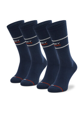 Tommy Hilfiger Tommy Hilfiger 2er-Set hohe Herrensocken 701218704 Dunkelblau