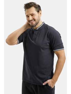 Cross Jeans Cross Jeans T-Shirt 16176-310 Granatowy Regular Fit