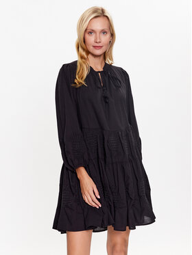 Seafolly Seafolly Ежедневна рокля Corsica 54897-DR Черен Regular Fit