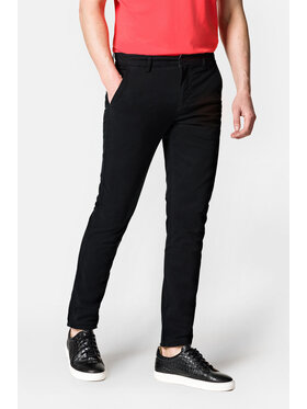 Lancerto Lancerto Chinosy Gareth SP082222000003 Czarny Slim Fit