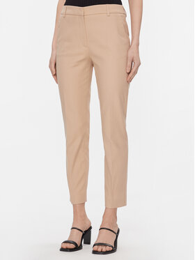 Weekend Max Mara Weekend Max Mara Hlače iz tkanine Vite 2415131031 Bež Regular Fit