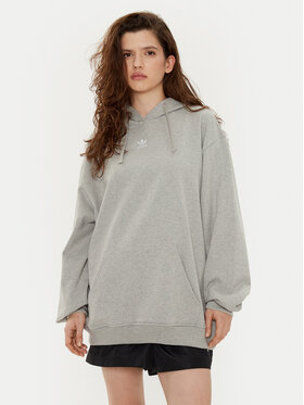 adidas adidas Majica dugih rukava Essentials IY9616 Siva Oversize