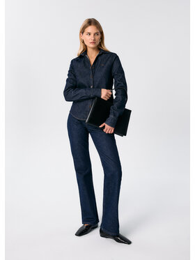 MARI PRETI MARI PRETI Koszula jeansowa Denim Dream Granatowy Regular Fit